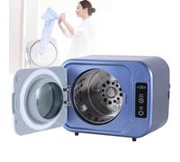 LANMFU Mini asciugatrice elettrica portatile, asciugatrice piccola e compatta per la casa, a basso rumore, asciugatrice da tavolo indipendente, per viaggi, appartamenti, dormitori studenteschi, hotel,