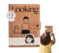 Lanmijia Diari per Donne - Album da Viaggio con Disegni Cartoon | Agenda con Chiusura Magnetica per Donne Bambini Studenti Università Lavoro Casa Viaggio Disegno