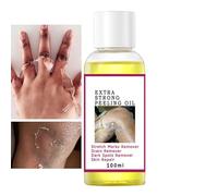 Lanmijia Olio Peeling - Olio giallo schiarente per la pelle scura | per il corpo e olio peeling giallo antico per illuminare e idratare la maggior parte dei tipi di pelle