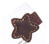 Lanmijia Segnalibro magnetico in pelle,Segnalibro magnetico in pelle,Clip segnalibro stella a cinque punte - Segnalibri in magnetica fatti a mano per donne, uomini, studenti, insegnanti, amanti