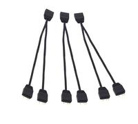 LANMINGLEL Cavo Splitter ARGB 5V 1 Femmina a 2 Maschio 3 Pin Cavo di Estensione ARGB per Espandere Computer PC ARGB Fans e ARGB Led Serie 3 Pack (1 a 2)