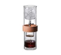 LANMOU Coffee Maker Ice Drip Coffee Maker 500ml, Slow Cold Drip Coffee Maker, Gocciolatore di caffè Freddo Riutilizzabile con 100 Sacchetti di Filtro Fine e Valvola di Gocciolamento Regolabile