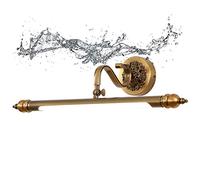 LANMOU Luce Specchio Bagno Vintage, Applique Bagno Specchio Lampada da parete a LED, Luci Specchio Bagno Shabby per lampada da specchio da Neutral White 4000K a Specchio,12w/71.5cm