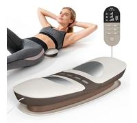 LANMOU Massaggiatore Lombare Elettrico, 4-in-1 Massaggiatore Schiena Senza Fili con Calore Infrarossi, Trazione Airbag, EMS, Autonomia 80min, per Mal di Schiena da Ufficio, Casa, Regalo per Uomo Donne