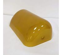 LANMOU Paralume in Vetro per Lampada dei Banchieri, Multicolore Paralume di Ricambio in Vetro per Lampada da Tavolo/Lampada da Banchiere/Lampada da Scrivania, 22,5 x 13,5 x 7,5 cm,Marrone