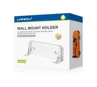 LANMU Supporto da parete per auto da collezione compatibile con Lego Speed Champion Series Car Standard Size e Solus GT, confezione da 12 display da parete trasparente verticale per ruote larghe 7-8