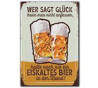 LANOLU Magneti per frigorifero, divertenti, per gli amanti della birra, divertenti calamite con frasi e motivi divertenti, 8 x 5,5 cm