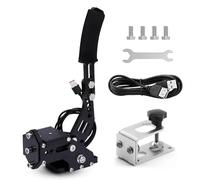 Lanotech Kit freno a mano USB 64 bit PC/PS4/PS5 per PC SIM Racing Games, per Logitech G29 simula computer lineare freno a mano, con clip di fissaggio e piastra