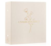 Lanpn Album fotografico per matrimonio, 10 x 15 cm, 600, grande lino, per matrimonio, formato verticale e orizzontale, per sposi, fidanzamento, anniversario, sposa, beige