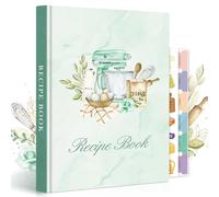 Lanpn B5 Libro di Ricette da Scrivere, Quaderno per Ricette in Pelle Il Mio Ricettario, Recipe Cook Journal Book to Write in Your own Recipes, Libri di Cucina Cooker Girl Libro, Verde