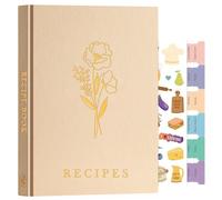 Lanpn B5 Libro di Ricette Il Mio Ricettario in Pelle, Quaderno per Ricette da Scrivere, Recipe Cook Journal Book to Write in Your own Recipes, Libri di Cucina Cooker Girl Libro, Avena, Inglese