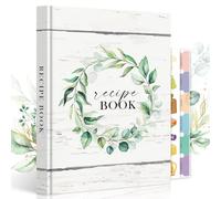Lanpn B5 Libro di Ricette, Quaderno per Ricette da Scrivere Il Mio Ricettario in Pelle, Recipe Cook Journal Book to Write in Your own Recipes, Libri di Cucina Cooker Girl Libro