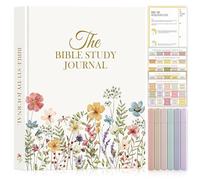 Lanpn Diari di Studio Biblico per Donne con Evidenziatori e Adesivi, Diario Devozionale Quotidiano, Journal di Preghiera Biblica, Chiesa Bible Study Regali Religiosa Cristiana, Inglese