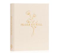 Lanpn Diario Cristiano di preghiera, Agenda delle Preghiere devozionale ogni settimana, Christian Bible Prayer Journal Notebook, Gratitudine e Riflessioni sui Versetti Biblici, Regalo religioso, Beige