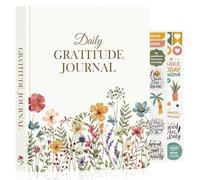 Lanpn Diario della Gratitudine per Donna Uomini, Journal 5 Minuti al Giorno de Consapevolezza Affermazione, 156 Pagine Gratitude Diary Quaderno Guidato per Riflessioni Motivazionali (Inglese)