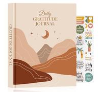 Lanpn Diario della Gratitudine per Donna Uomini, Journal 5 Minuti al Giorno de Consapevolezza Affermazione, 156 Pagine Gratitude Diary Quaderno Guidato per Motivazionali Riflessioni, Inglese