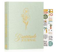 Lanpn Diario della Gratitudine per Donna Uomini, Journal 5 Minuti al Giorno de Consapevolezza Affermazione, 156 Pagine Gratitude Diary Quaderno Guidato per Riflessioni Motivazionali, Inglese, Verde
