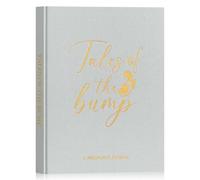 Lanpn Diario della Gravidanza Mamma 105 Pagine, Libri Ricordi Gravidanza Organizzare il Parto, Libro Album Gravidanza per Fotografie Ecografie, Regalo Future Mamma Donne Incinte, Inglese, Grigio