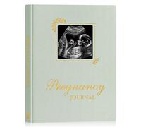 Lanpn Diario della Gravidanza Mamma 105 Pagine, Libri Ricordi Gravidanza Organizzare il Parto, Libro Album Gravidanza per Ecografie Fotografie, Regalo Future Mamma Donne Incinte, Inglese, Verde