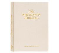 Lanpn Diario della Gravidanza Mamma 105 Pagine, Libri Ricordi Gravidanza Organizzare il Parto, Libro Album Gravidanza per Fotografie Ecografie, Regalo Future Mamma Nuovi Genitori, Beige, Inglese