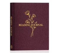 Lanpn Diario di Lettura Reading Log Book Journal in lino, Agenda di Lettura, Tieni Traccia dei Tuoi Libri e delle tue Recensioni e Monitoraggio dei Progressi, Diario Personale per Book Lovers (Viola)