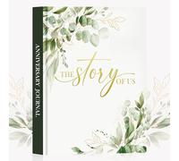 Lanpn Diario per anniversario di matrimonio - The Story of Us, Lino Incontri 1 ° al 70 ° matrimonio, album dei ricordi di coppia, 190 pagine di storie d'amore, regalo per sposi e addio al nubilato