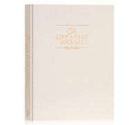 Lanpn Legacy Journal, Diario dei Memoria, Giornale della Storia della Vita, Libro Album di Nana, Tell Me Your Life Story Nonna Memory Book Diary, Regalo per Genitori Nonni Mamma Papà, Beige