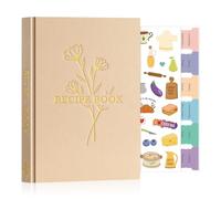 Lanpn Libro di Ricette Il Mio Ricettario A5 in Pelle, Quaderno per Ricette da Scrivere, Recipe Cook Journal Book to Write in Your own Recipes, Libri di Cucina Cooker Girl Libro, Avena