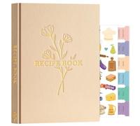Lanpn Libro di Ricette Il Mio Ricettario B5 in Pelle, Quaderno per Ricette da Scrivere, Recipe Cook Journal Book to Write in Your own Recipes, Libri di Cucina Cooker Girl Libro, Avena, Inglese