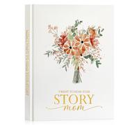 Lanpn Raccontami la Storia della Tua Vita Mamma con 270+ Domande, Diario guidato in Pelle Libro dei Ricordi di Madre Mom Story Book Journal Festa della Mamma Compleanno Natale Regalo, Inglese