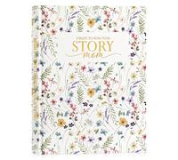 Lanpn Raccontami la Storia della Tua Vita Mamma, Diario guidato in Pelle con 270+ Domande Libro dei Ricordi di Madre Mom Story Book Journal Festa della Mamma Compleanno Natale Regalo, Inglese