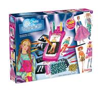 Lansay - BLOPENS Fashion - Mon Atelier Mode - Diventa Stilista - Set Creativo - Scelta di Acconciature, Top, Pantaloni, gonne, Scarpe e Borse - Personalizza Le tue creazioni - 5 Anni e Piu