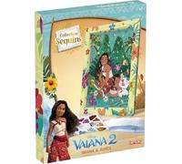 Lansay - COLLECTION SEQUINS - Disney Vaiana & Simea - Set Creativo per Bambini con Cornice e Paillettes Colorate dai 7 Anni - Mosaico Brillante con Spille e Organizer - Idea Regalo Ufficiale Disney