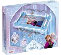 Lansay | Disney - FROZEN - TELAIETTO PER BRACCIALI | Set tessitura bambini con telaio, perle, fili e charms Anna & Elsa | Crea bracciali da principessa 5+ anni