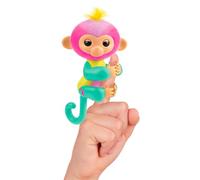 Lansay - FINGERLINGS - Magic Moods Jade - Aggancia Klara al tuo dito - Il suo cuore si accende secondo il tuo umore - Comunica con 70 suoni e reazioni - Batterie incluse - Giocattolo interattivo - Dai
