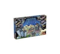 Lansay - HOTEL - In Francese - Gioco da tavolo per famiglie, per bambini dagli 8 anni in su - Costruisci hotel di lusso - Diventa il primo miliardario - Da 2 a 4 giocatori - Durata 40 minuti