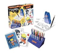 Lansay - Magic Lign Naruto - Proiettore per Disegnare Manga - Da 7 Anni | Imparare a Tracciare - 1 Proiettore Pocket, 56 Pellicole, 10 Matite e 1 Pennarello - Oltre 100 Modelli - Personaggi Naruto