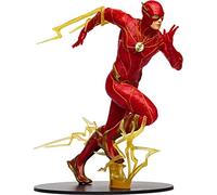 Lansay - McFarlane DC Multiverse The Flash - Figura 30 Cm - Da 12 Anni | Statua da Collezione - Base di Presentazione ed Effetti Fulmine da Fissare - Messa in Scena Dinamica - Scheda Illustrata