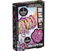 Lansay MONSTER HIGH - Gioielli per bambini - Produzione di gioielli per bambini - 5 gioielli da creare con perle e ciondoli - per bambini da 8 anni - Idea regalo per il tempo libero creativo