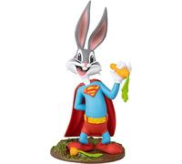Lansay Movie Maniacs - Bugs Bunny in costume di Superman - Looney Tunes - Statuetta da collezione e accessori - personaggi cinematografici - dai 12 anni