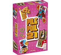 Lansay - Pile Peli 21 - Gioco di carte per bambini da 8 anni - Gioco da tavolo per bambini e famiglie - Gioco di carte familiari - Formato compatto - 2-4 giocatori