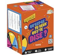 Lansay - Qu'est-ce Que Tu Veux Qu'j'Te Dise - Gioco di Carte - Da 10 Anni | Gioco di Società Quiz - 5 Categorie di Carte e Paragoni Improbabili - Risate Assicurate - Da 2 a 12 Giocatori tra Amici