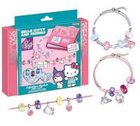 Lansay - SHINY POPS - Gioielli Scintillanti Hello Kitty and Friends - Cofanetto creazione bracciale e collana bambina con perline, charms kawaii e accessori moda - Attività creativa DIY dai 6 anni