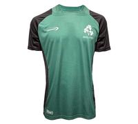 Lansdowne Ireland Green and Black Shamrock Performance Top