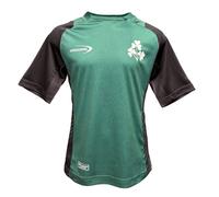 Lansdowne Ireland Kids Green and Black Shamrock Performance Top