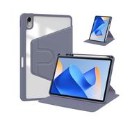Lanshui Accessori per tablet, 360° Rotating Ultra-thin Case with Pen Slot, Acrylic Protective Leather Cover Suitable for Huawei Matepad Air 11.5 2023 Universal(Grigio)