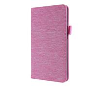 Lanshui Accessori per tablet, Custodia protettiva in tessuto con trama in tessuto con slot for schede, guscio morbido in TPU a nido d'ape compatibile con Lenovo Tab Plus 11.5 pollici 2024(Rose)