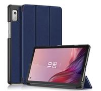 Lanshui Accessori per tablet, Custodia rigida for PC, custodia con supporto in similpelle a tre ante compatibile con Lenovo Tab 10.1 pollici TB-311FU 2025(Blu scuro)