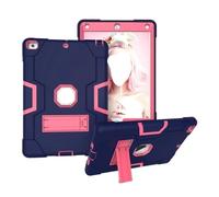 Lanshui Accessori per tablet, Silicone Anti Drop Shell, Protective Cover Suitable for iPad Pro 12.9 inch 2022/2021/2020 universal(Dark Blue+Rose Red)