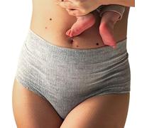 Lansinoh Biancheria Intima per Letto settimanale, Morbida e Traspirante, Adatta per Il Parto e Il Parto Naturale, Colore Grigio Chiaro, 34-50